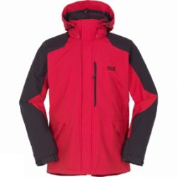 Jack Wolfskin Mens Black Range Indian Red